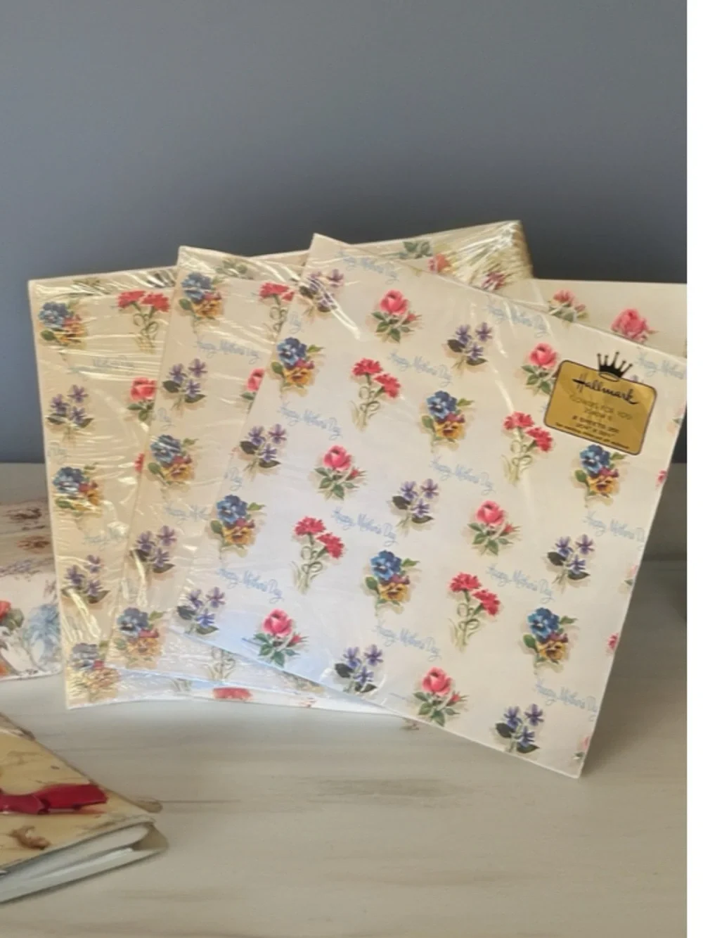 1 pk Vintage New OS Hallmark Ambassador 1970’s Floral “Flowers For You” SEALED